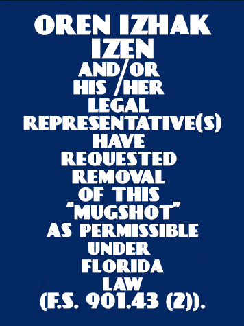 OREN IZHAK IZEN  Info, Photos, Data, and More / OREN IZHAK IZEN  TriCountyBusts / Is OREN IZHAK IZEN  on Social Media Like Facebook, Instagram abd Twitter?