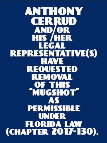 Anthony Cerrud Info, Photos, Data, and More / Anthony Cerrud TriCountyBusts / Is Anthony Cerrud on Social Media Like Facebook, Instagram abd Twitter?