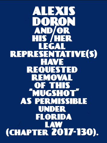 Alexis Doron Info, Photos, Data, and More / Alexis Doron TriCountyBusts / Is Alexis Doron on Social Media Like Facebook, Instagram abd Twitter?