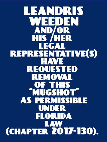 Leandris Weeden Info, Photos, Data, and More / Leandris Weeden TriCountyBusts / Is Leandris Weeden on Social Media Like Facebook, Instagram abd Twitter?