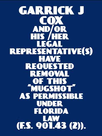Garrick J Cox Info, Photos, Data, and More / Garrick J Cox TriCountyBusts / Is Garrick J Cox on Social Media Like Facebook, Instagram abd Twitter?