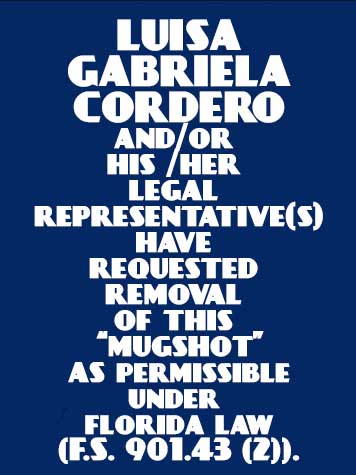 Luisa Gabriela Cordero Info, Photos, Data, and More / Luisa Gabriela Cordero TriCountyBusts / Is Luisa Gabriela Cordero on Social Media Like Facebook, Instagram abd Twitter?