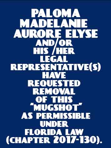 Paloma Madelanie Aurore Elyse Info, Photos, Data, and More / Paloma Madelanie Aurore Elyse TriCountyBusts / Is Paloma Madelanie Aurore Elyse on Social Media Like Facebook, Instagram abd Twitter?